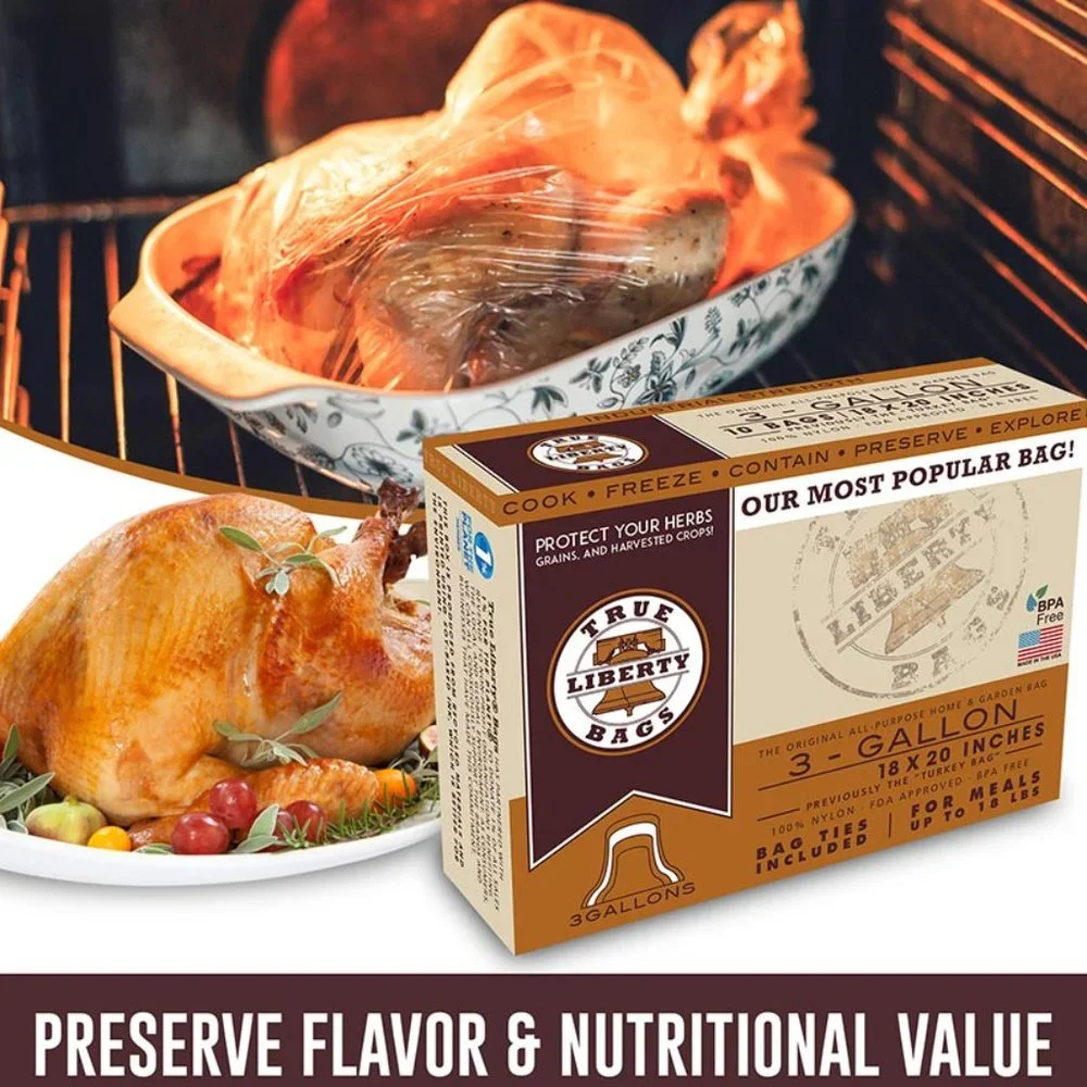 TRUE LIBERTY TURKEY & VEGGIE COOKING BAGS (10 BAGS)